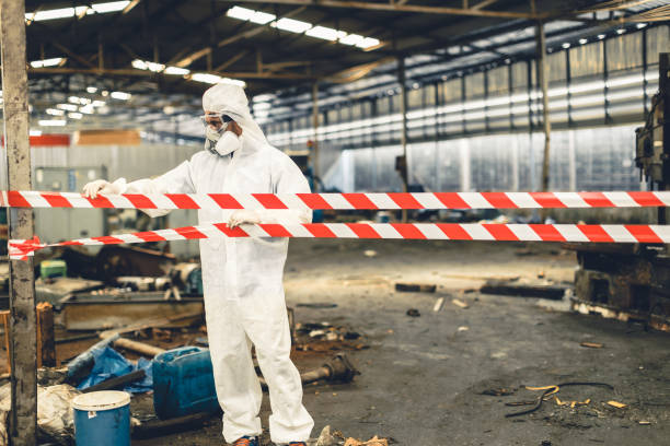 Professional Unattended Death Cleanup technician working in Mishicot, WI